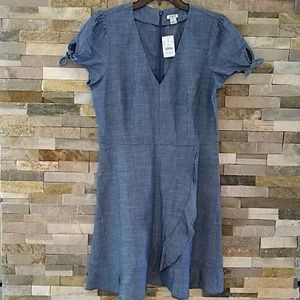 J. Crew denim  dress NWT